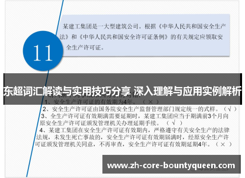 东超词汇解读与实用技巧分享 深入理解与应用实例解析
