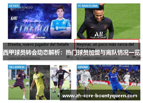 西甲球员转会动态解析：热门球员加盟与离队情况一览
